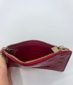 Louis Vuitton Red Vernis Key Pouch