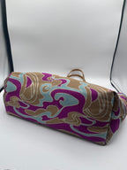 Fendi Psychedelic Swirl Satin Tote