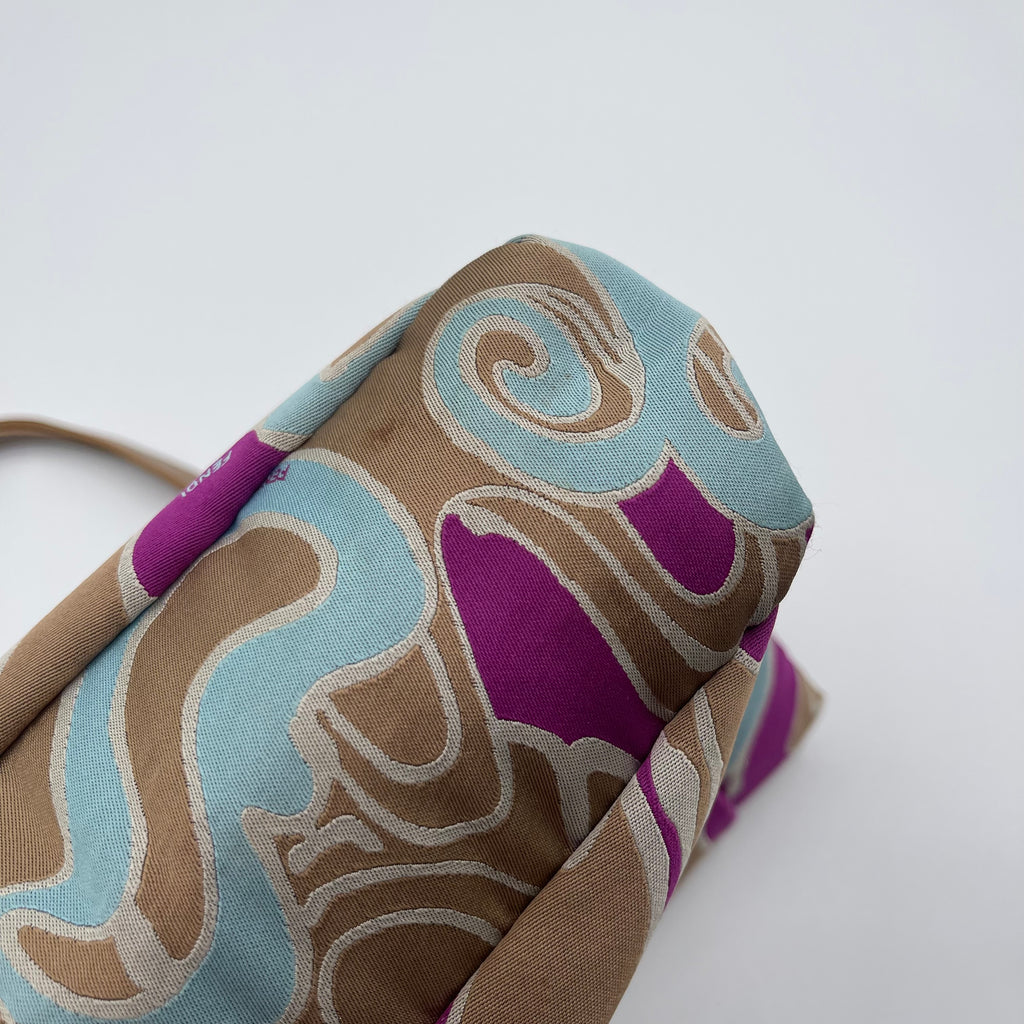 Fendi Psychedelic Swirl Satin Mini Tote