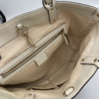 Gucci Canvas Shoulder Bag with Pouch