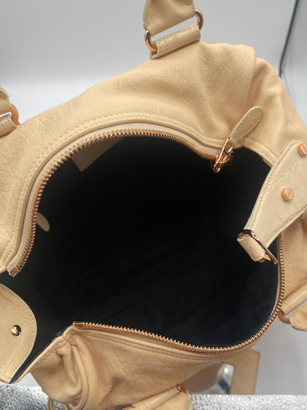 Balenciaga Whistle Bag Buttercream