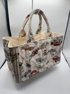 Prada 2012 Hot Rod Classic Car Canapa Canvas Bag
