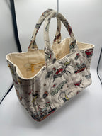 Prada 2012 Hot Rod Classic Car Canapa Canvas Bag