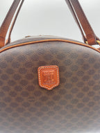 Celine Macadam Coated Canvas Top Handle Bag