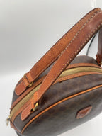 Celine Macadam Coated Canvas Top Handle Bag