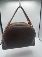 Celine Macadam Coated Canvas Top Handle Bag