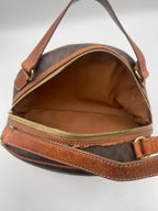 Celine Macadam Coated Canvas Top Handle Bag