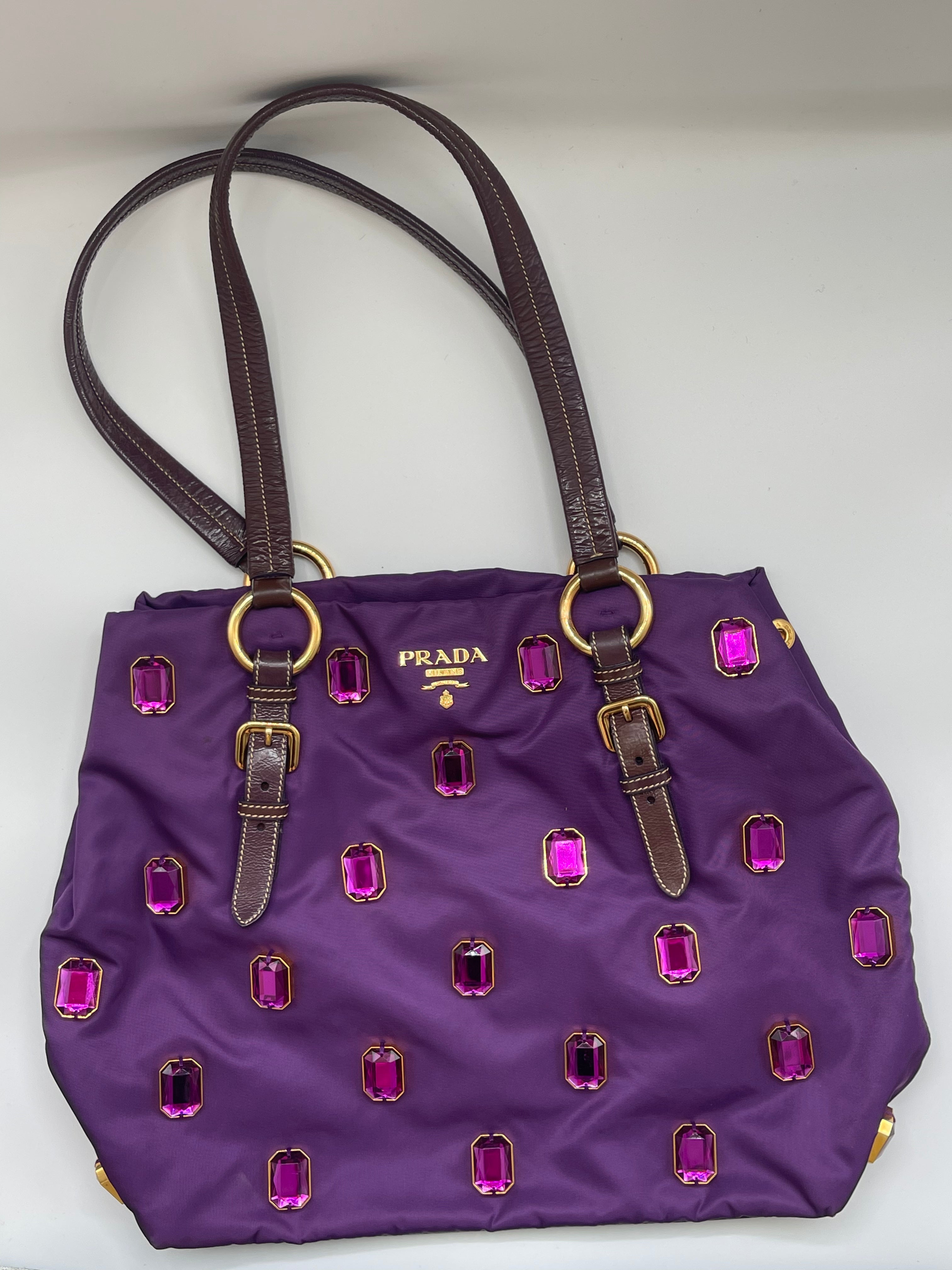 Prada Tessuto Pietre Tote Bag