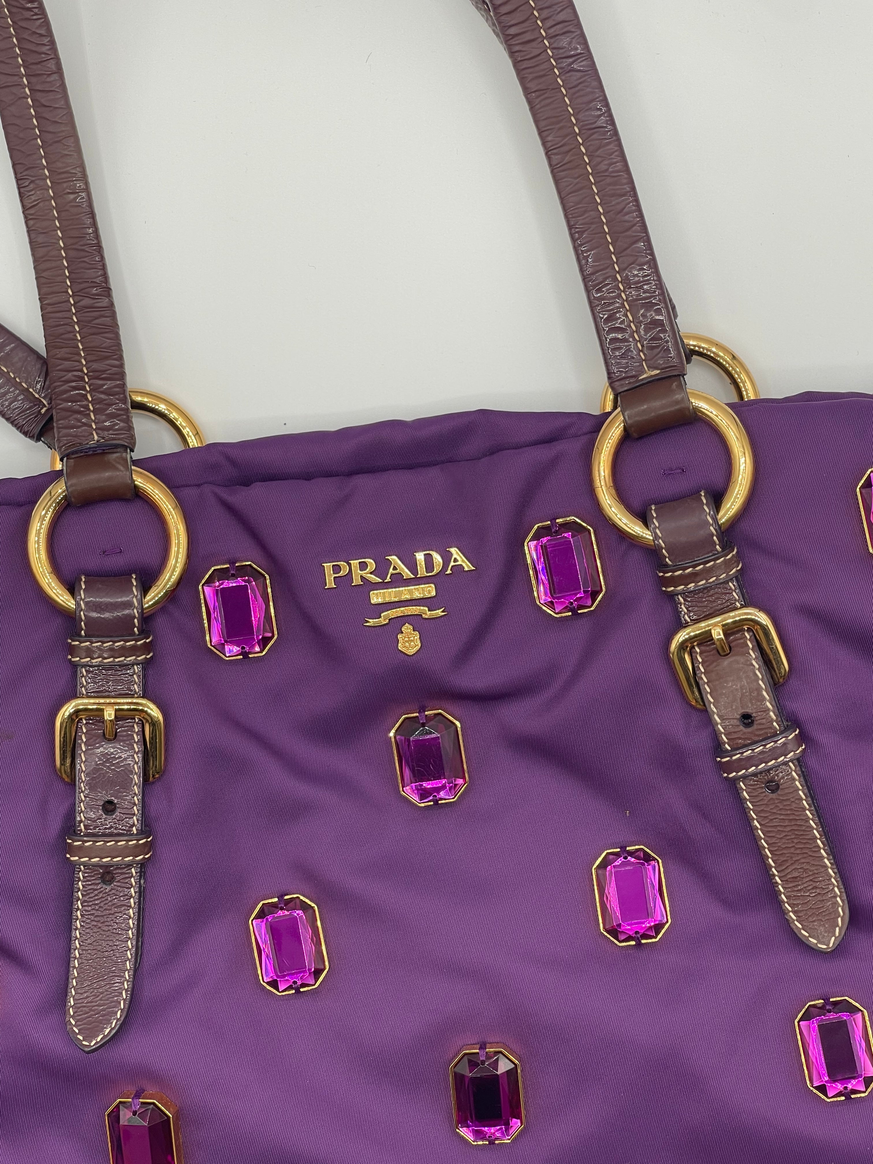 Prada Tessuto Pietre Tote Bag