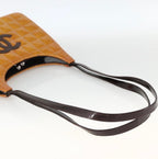 Chanel Y2K Chocolate Bar Patent Leather Shoulder Bag