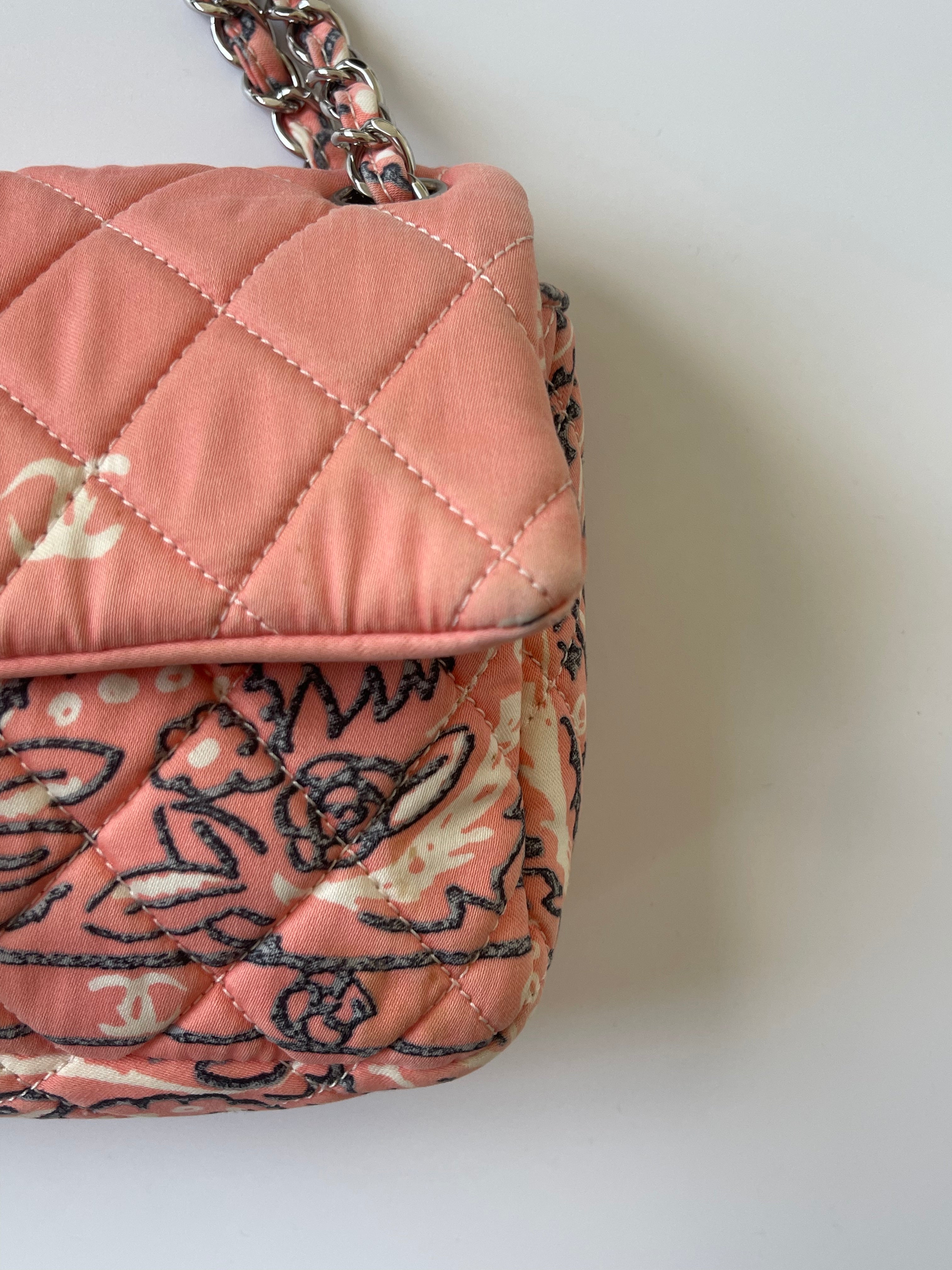 Chanel Pink Paisley Quilted Flap Bag — 2008