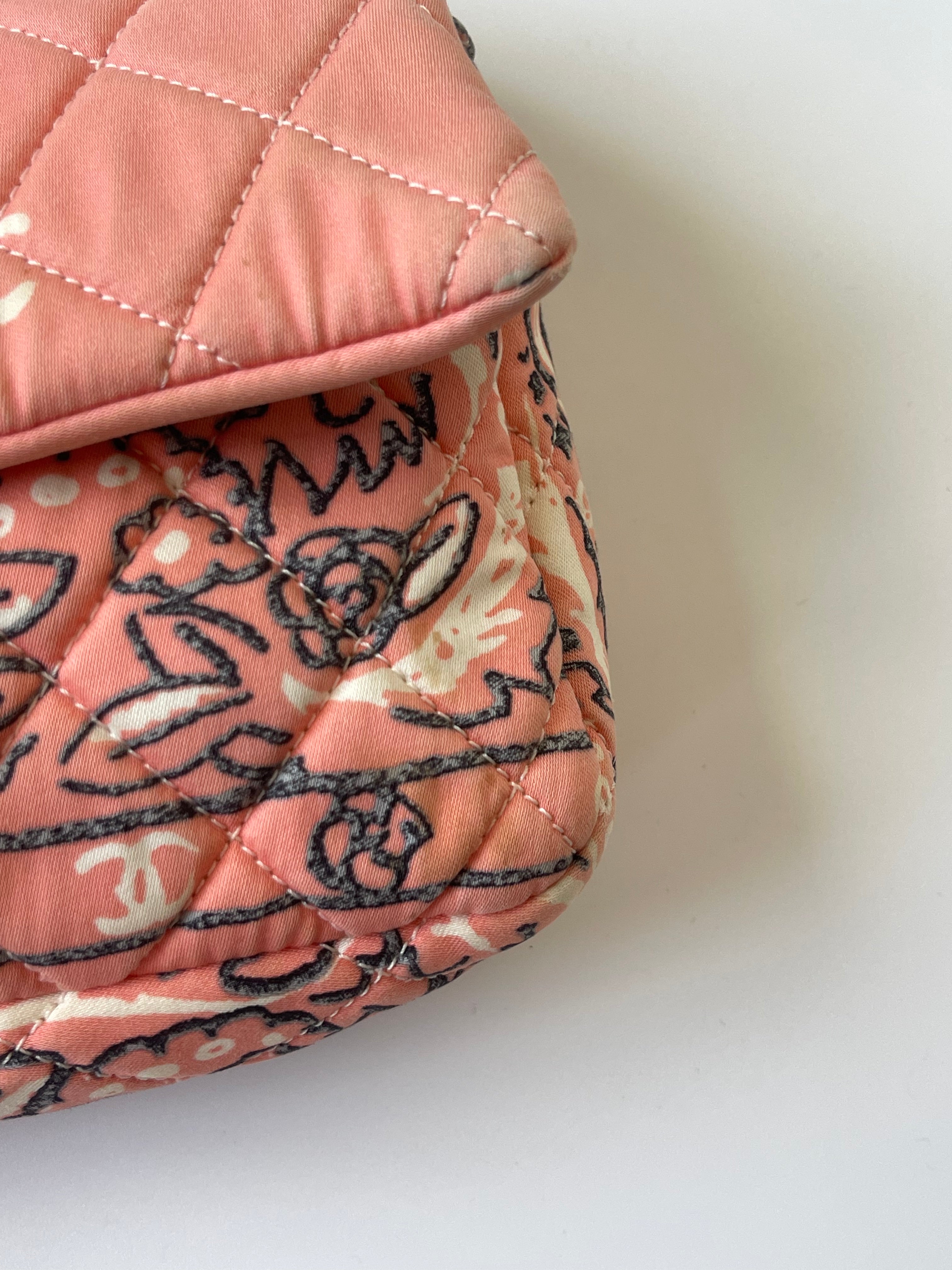 Chanel Pink Paisley Quilted Flap Bag — 2008