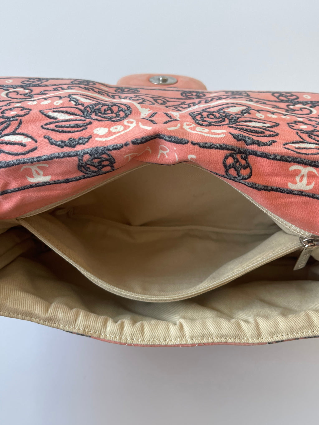 Chanel Pink Paisley Quilted Flap Bag — 2008