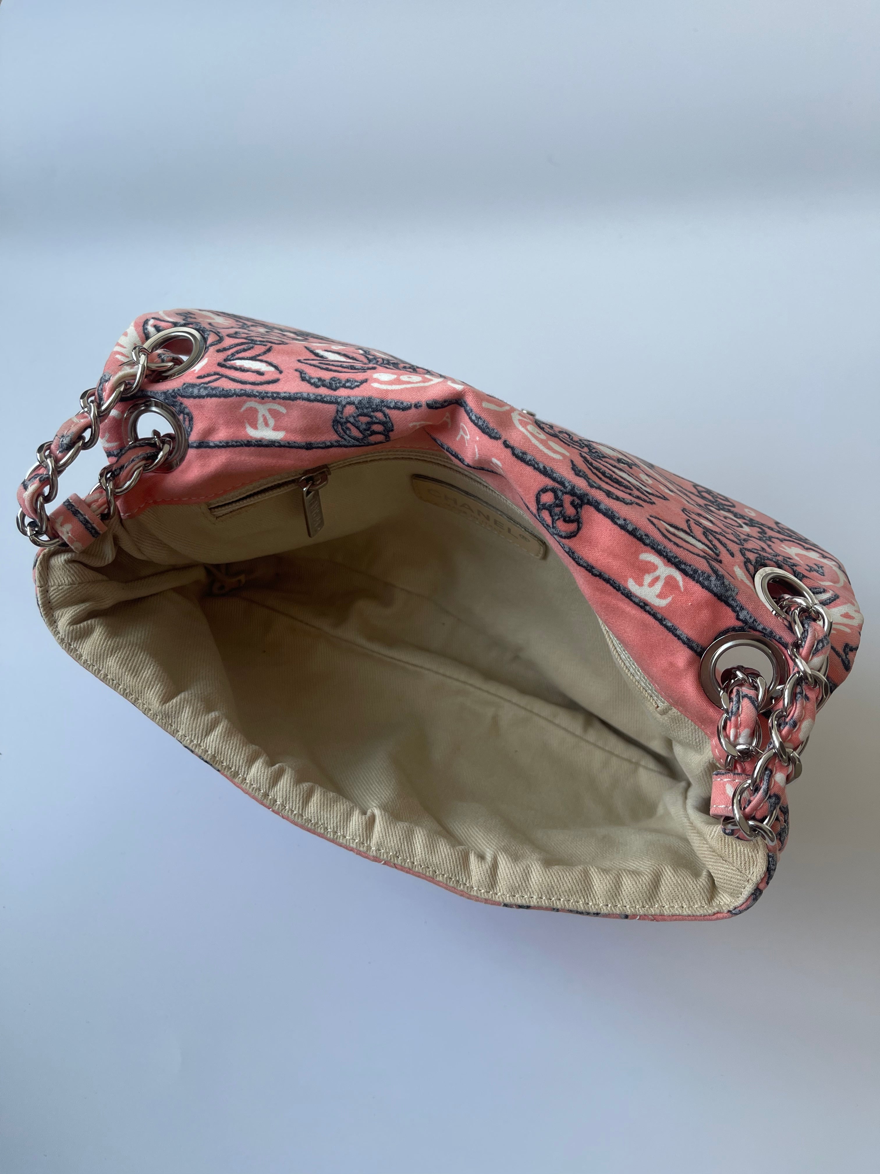 Chanel Pink Paisley Quilted Flap Bag — 2008