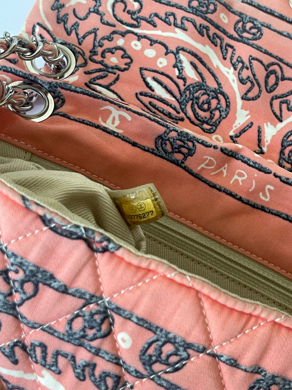 Chanel Pink Paisley Quilted Flap Bag — 2008