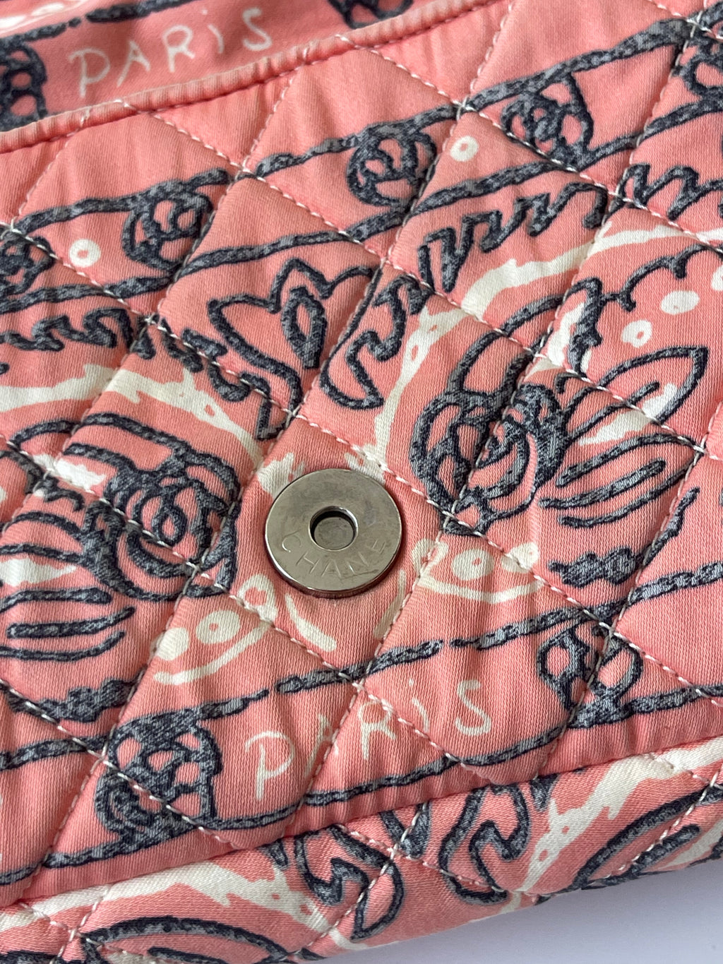 Chanel Pink Paisley Quilted Flap Bag — 2008