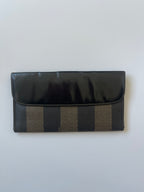 Fendi Pequin Stripe Long Wallet - 1988-1993