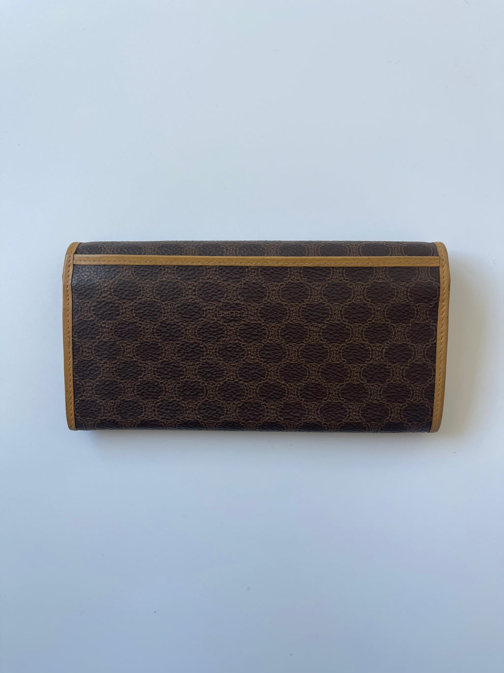 Celine Macadam Bi-Fold Clasp Long Wallet - 1985-1995