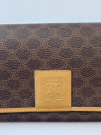 Celine Macadam Bi-Fold Clasp Long Wallet - 1985-1995