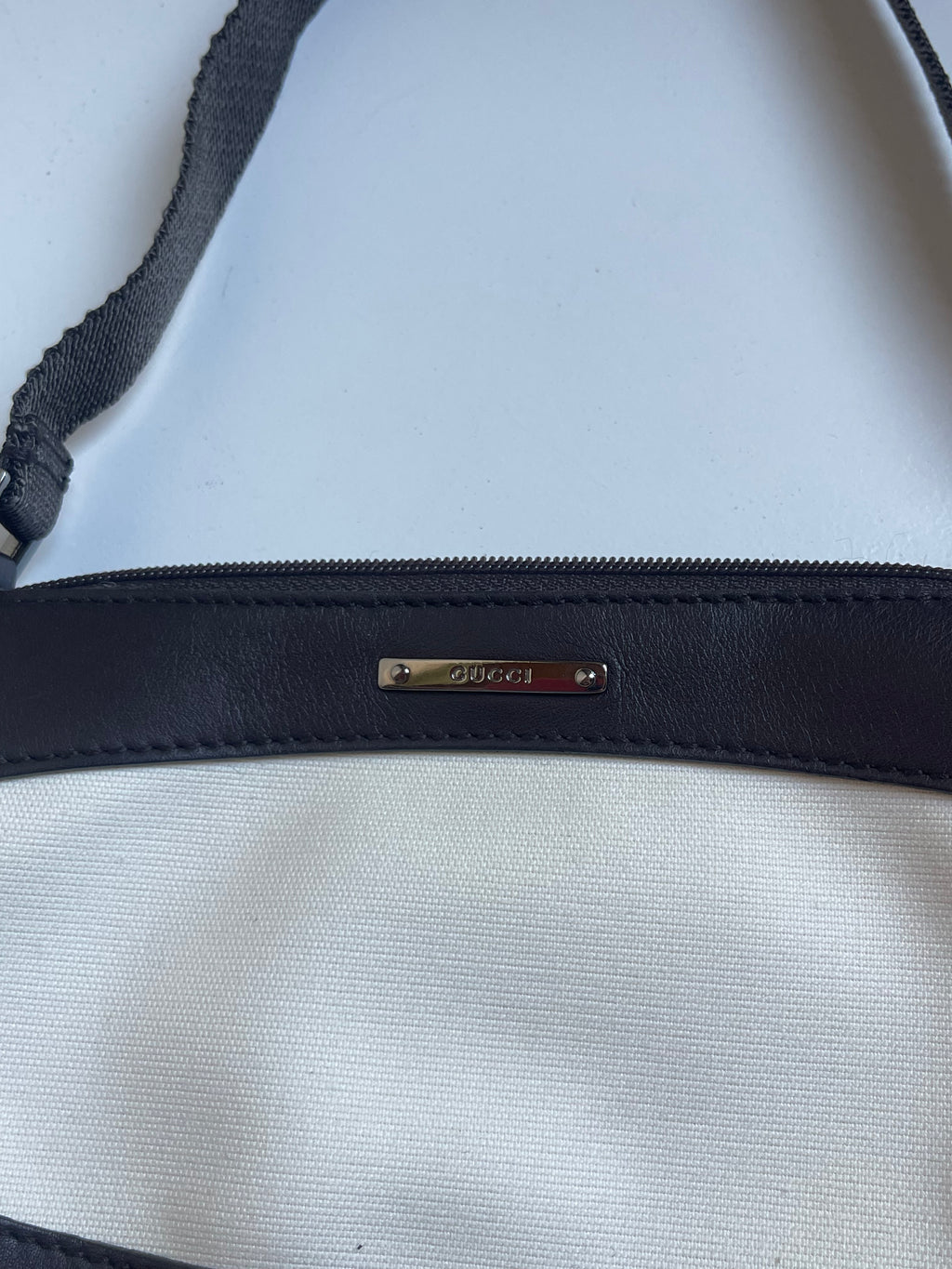 Gucci Canvas & Leather Mini Shoulder Bag - 1999-2003
