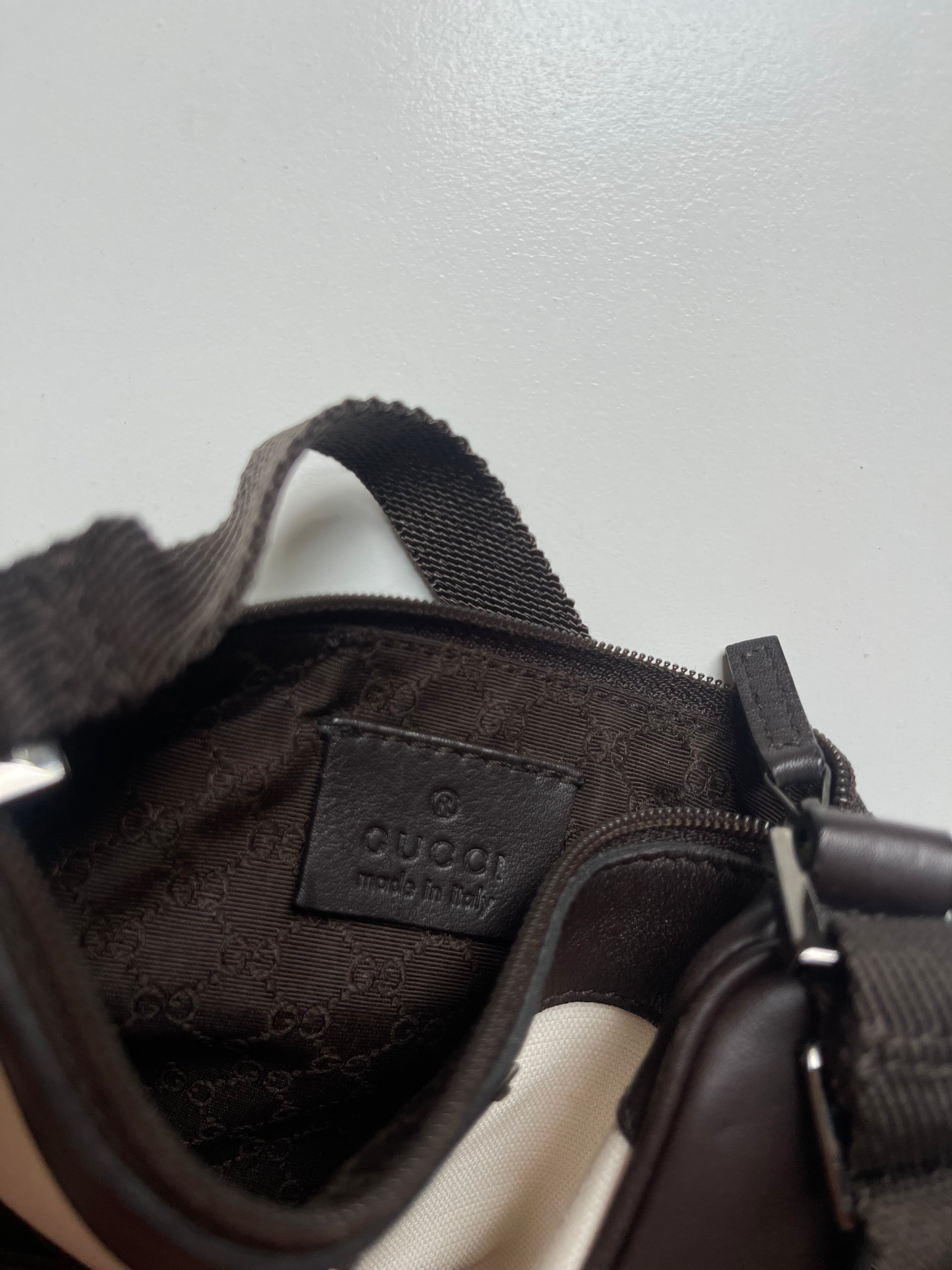 Gucci Canvas & Leather Mini Shoulder Bag - 1999-2003